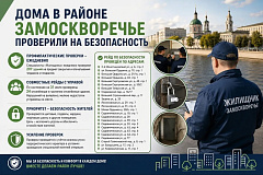 Замоскворечье: итоги рейда по безопасности