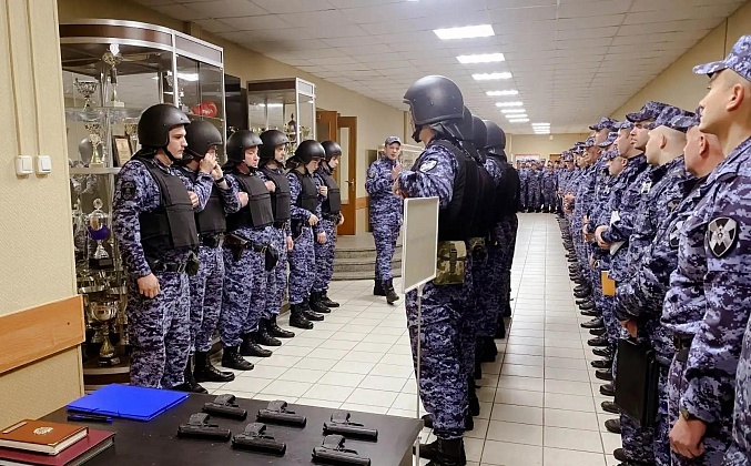 В Москве росгвардейцы провели методический сбор по линии служебной подготовки